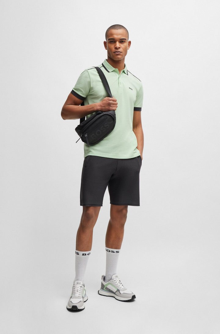 BOSS Regular Fit Polos in Cotton - PADDY 1 10259156 01-50512995- Concorde Fashion#color_green-388