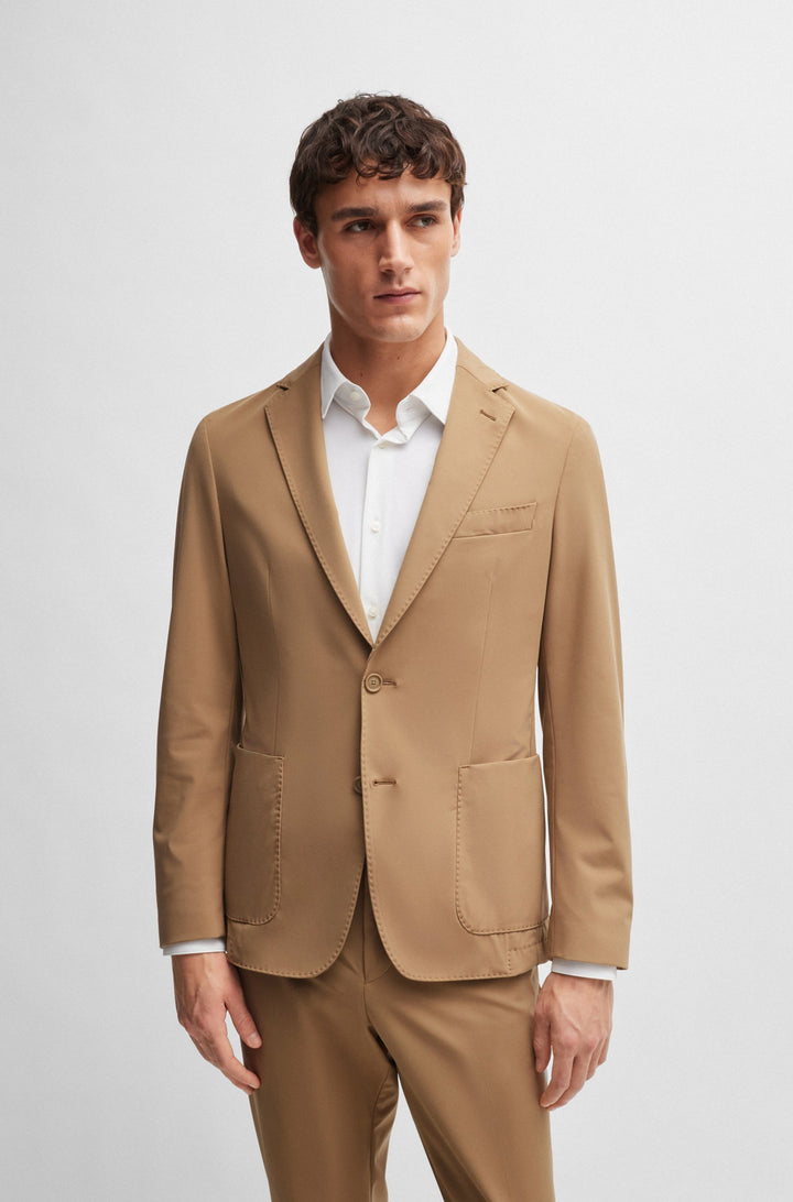 BOSS Blazers Slim Fit in Nylon - P-HANRY-J-WG-233 10259231 01-50521579- Concorde Fashion#color_beige-282