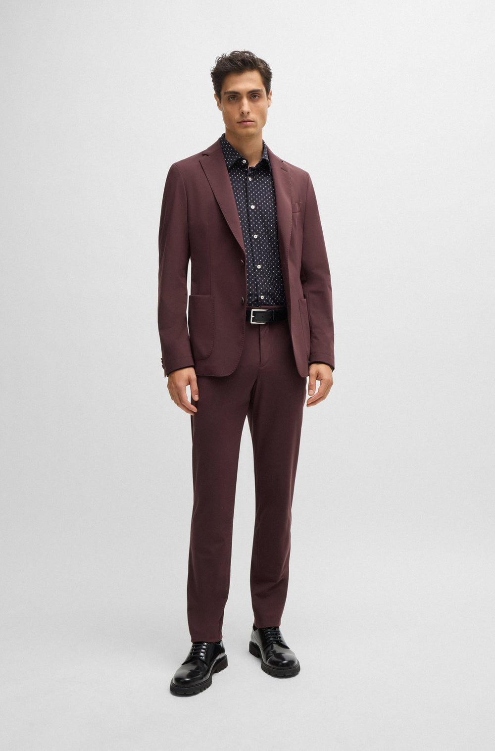 BOSS Blazers Slim Fit in Nylon - P-HANRY-J-WG-233 10259231 01-50521579- Concorde Fashion#color_red-642