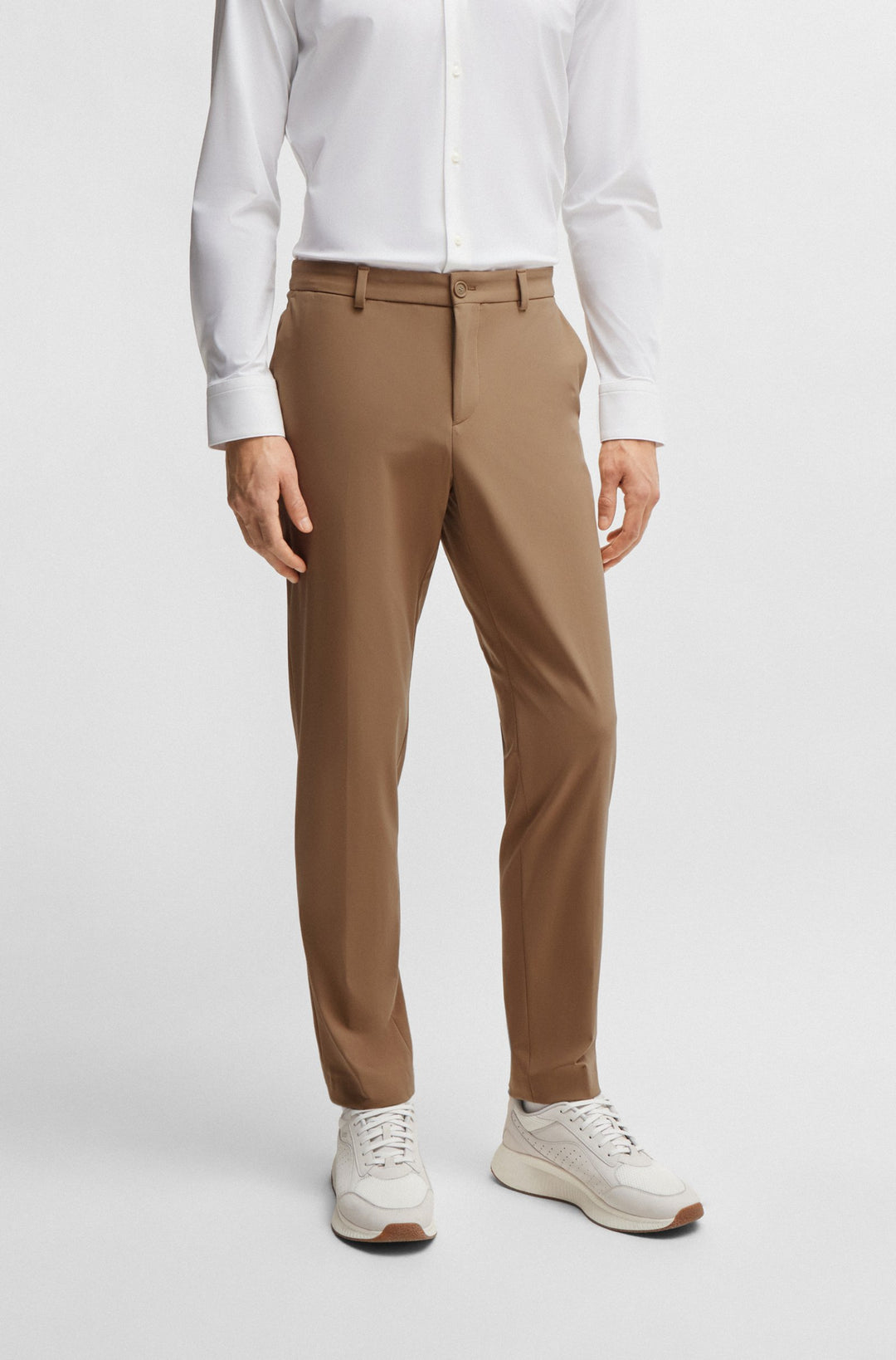 BOSS Trousers  in Nylon - P-GENIUS-J-CW-WG-243 10259231 01-50521600- Concorde Fashion#color_beige-282