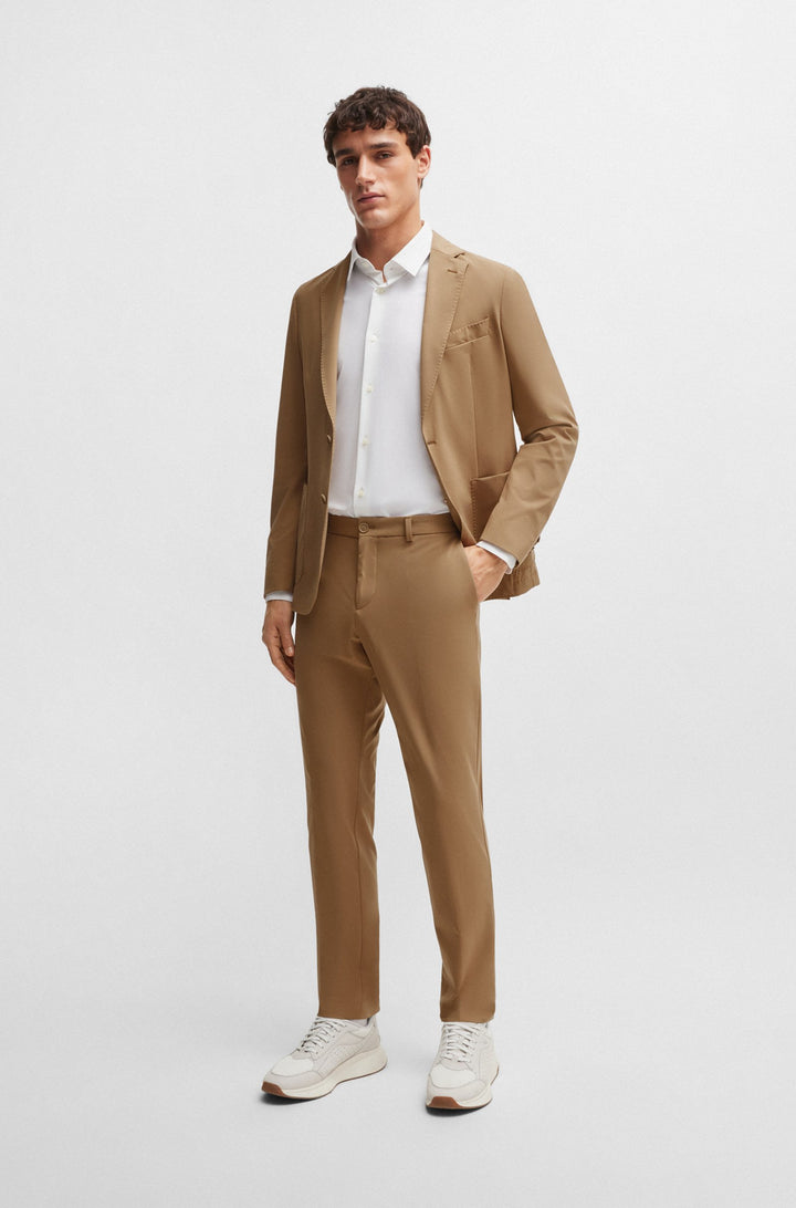 BOSS Trousers  in Nylon - P-GENIUS-J-CW-WG-243 10259231 01-50521600- Concorde Fashion#color_beige-282