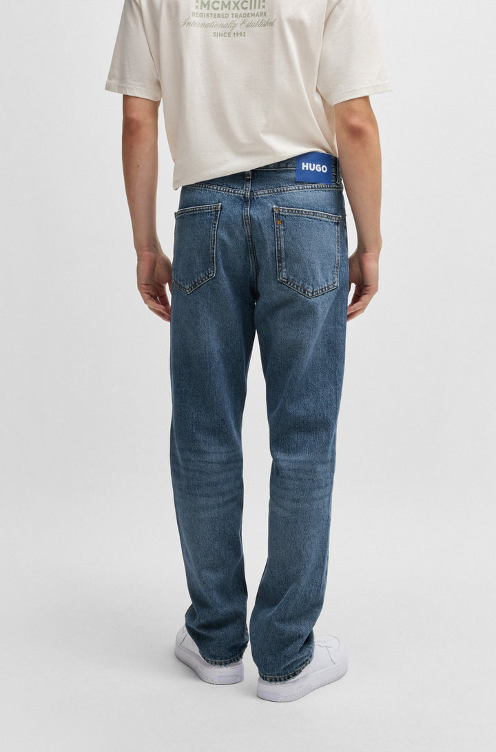 HUGO Jeans Regular Fit in Cotton - JONAH 10259233 04-50511497- Concorde Fashion#color_navy-416
