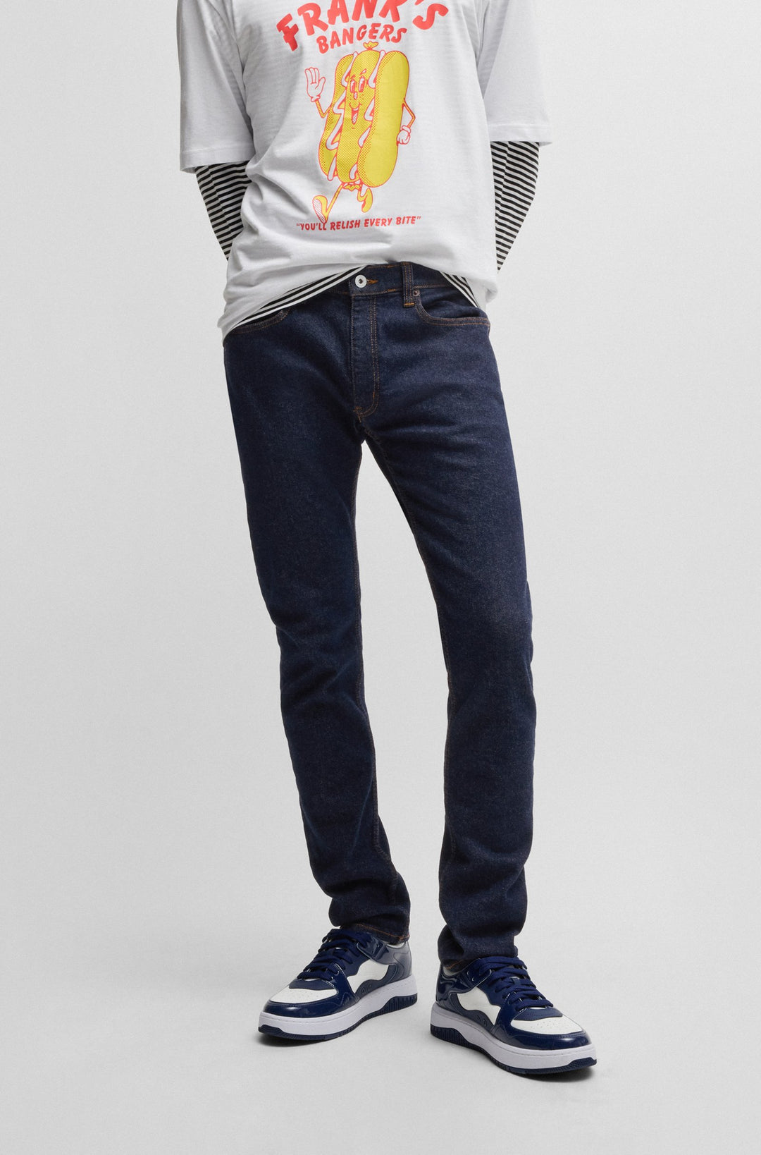 HUGO Jeans Extra-Slim Fit - ZANE 50509158- Concorde Fashion#color_navy-401