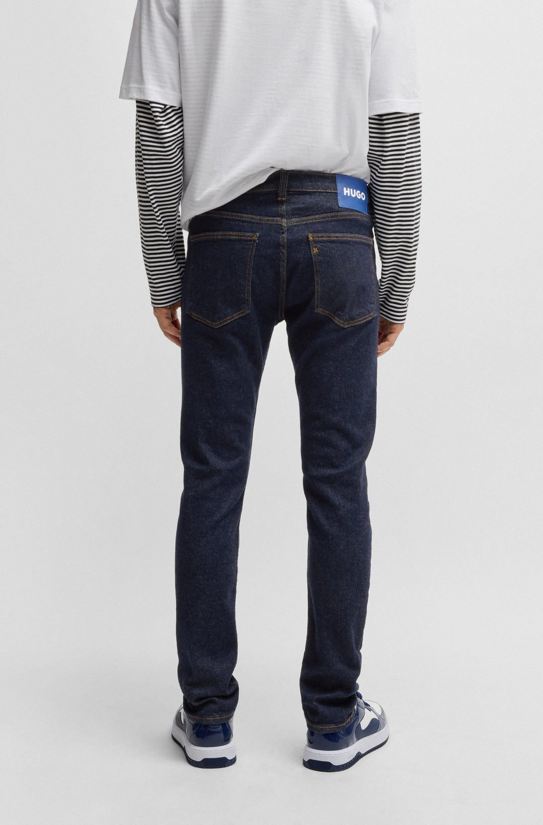 HUGO Jeans Extra-Slim Fit - ZANE 50509158- Concorde Fashion#color_navy-401
