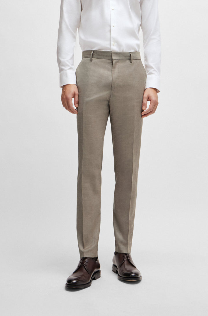 BOSS Slim Fit Suits in Wool Mix - H-HUGE-3PCS-232 10259395 01-50514646- Concorde Fashion#color_beige-260