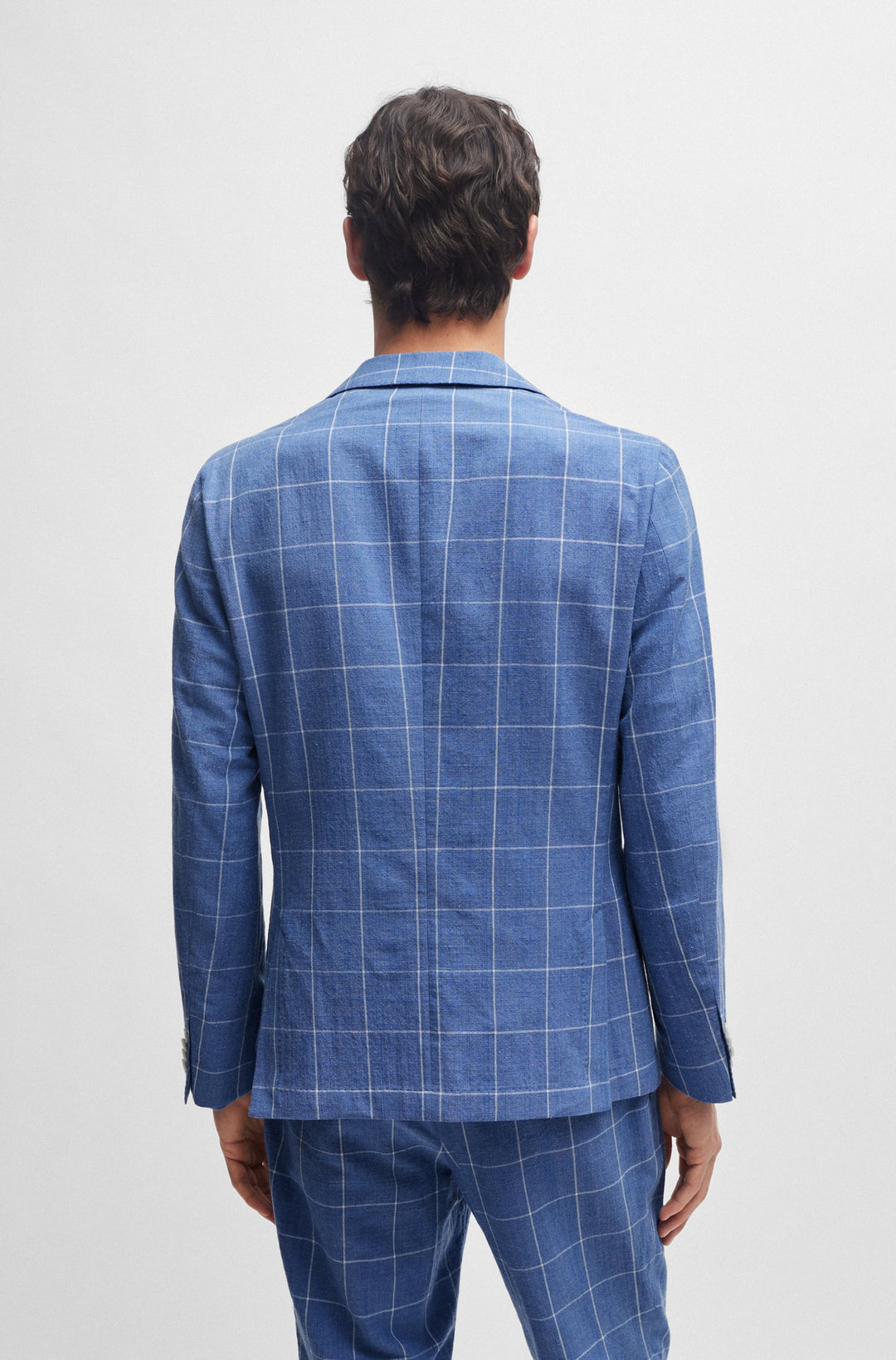 BOSS Slim Fit Suits in Viscose - C-HANRY-2PCS-242 10259396 01-50514645- Concorde Fashion#color_blue-450