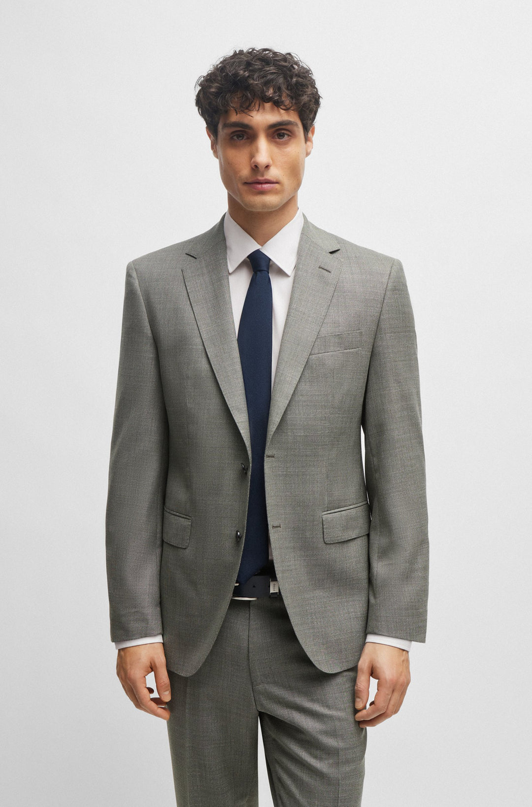 BOSS Regular Fit Suits in Wool - H-JECKSON-2PCS-224 10259404 01-50514634- Concorde Fashion#color_green-374