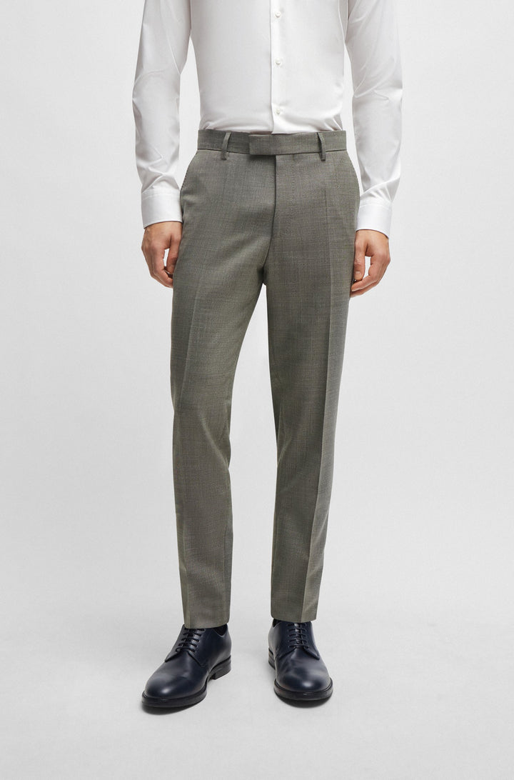 BOSS Regular Fit Suits in Wool - H-JECKSON-2PCS-224 10259404 01-50514634- Concorde Fashion#color_green-374