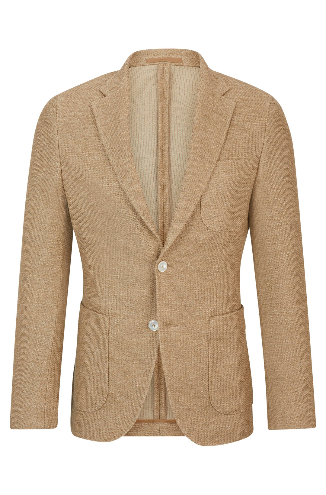 BOSS CAMEL Slim Fit Formal Jackets in Linen Mix - L-HESTON-J-3PP-242 10259475 01-50514414- Concorde Fashion#color_beige-260