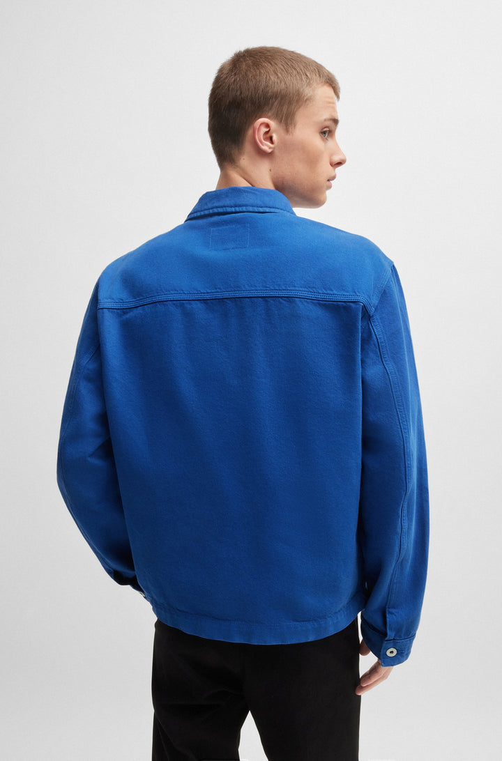 HUGO Casual Jackets Relaxed Fit in Cotton - MOLTISANTI/1 10259500 01-50516591- Concorde Fashion#color_blue-493