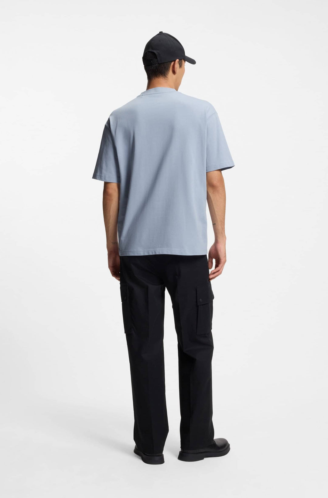 HUGO T-Shirts Oversize Fit in Cotton - DINKEE 10259511 01-50525765- Concorde Fashion#color_purple-513