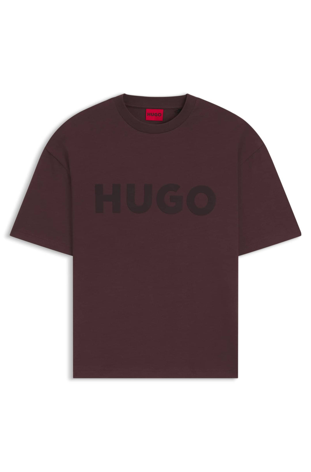 HUGO T-Shirts Oversize Fit in Cotton - DINKEE 10259511 01-50525765- Concorde Fashion#color_brown-249