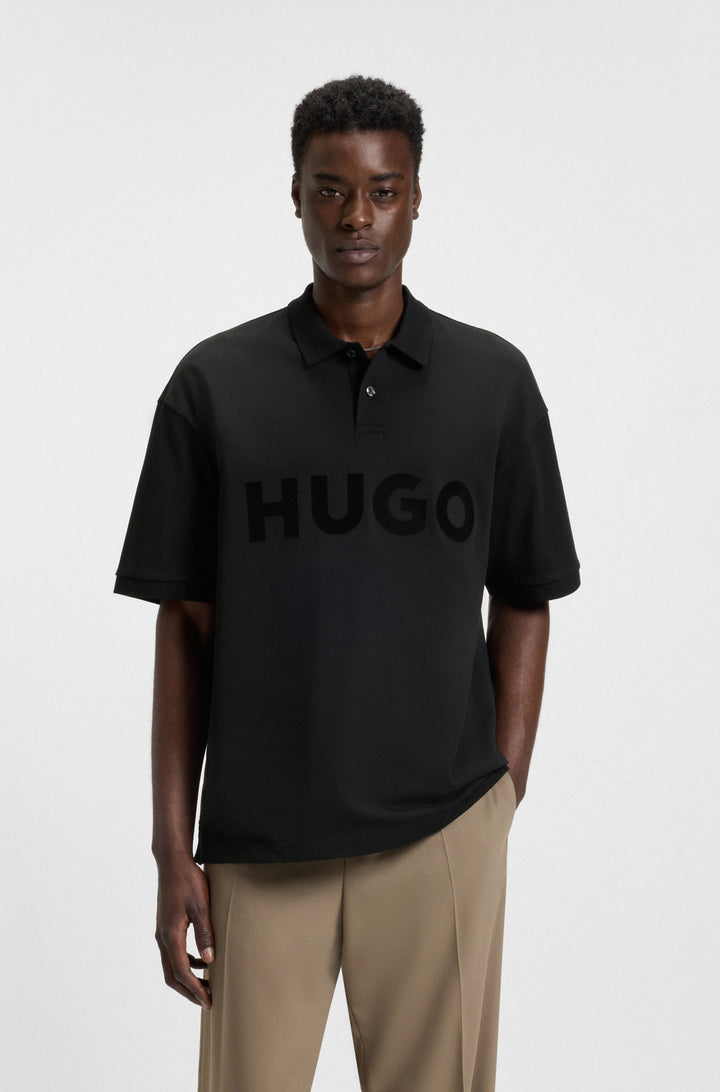 HUGO Polos Oversize Fit - DONIEE 50535301- Concorde Fashion#color_black-001