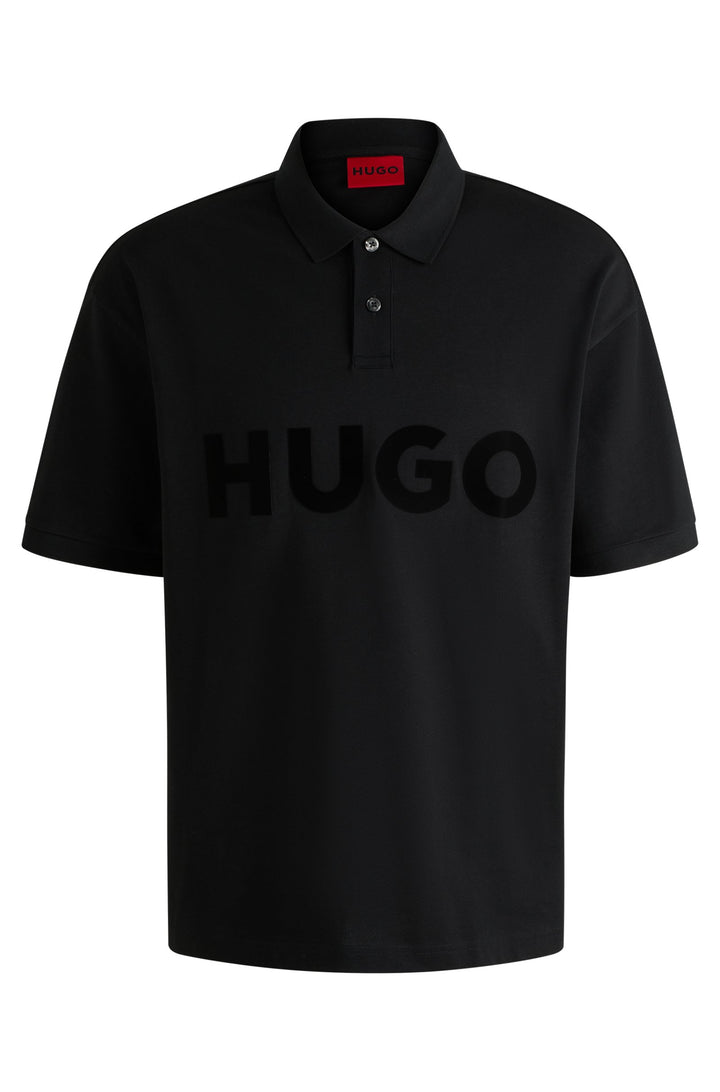 HUGO Polos Oversize Fit - DONIEE 50535301- Concorde Fashion#color_black-001