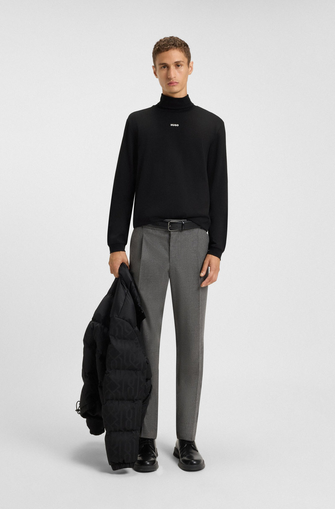 HUGO T-Shirts Regular Fit - DAPOROLLO 50547372- Concorde Fashion#color_black-001