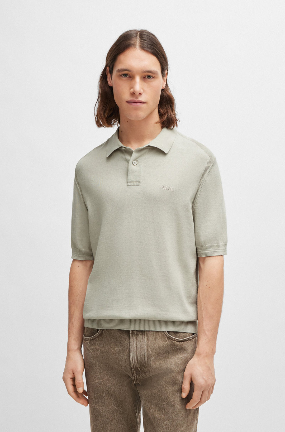 BOSS Sweaters Regular Fit - ASAC_P 50514223- Concorde Fashion#color_beige-271