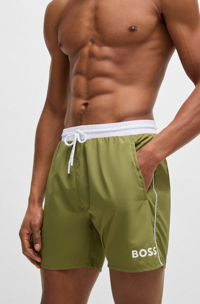 BOSS Shorts  in Polyester - STARFISH 10259586 01-50514429- Concorde Fashion#color_green-311