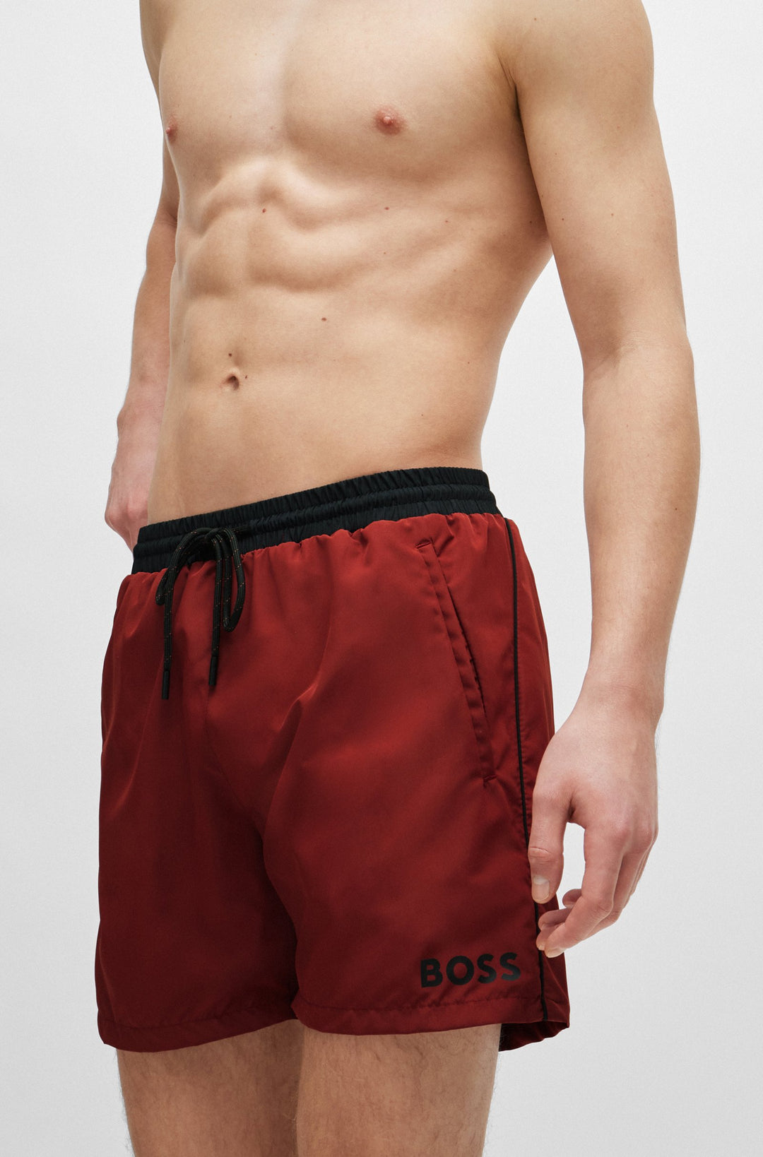 BOSS  Shorts in Polyester - STARFISH 10259586 01-50515191- Concorde Fashion#color_brown-248