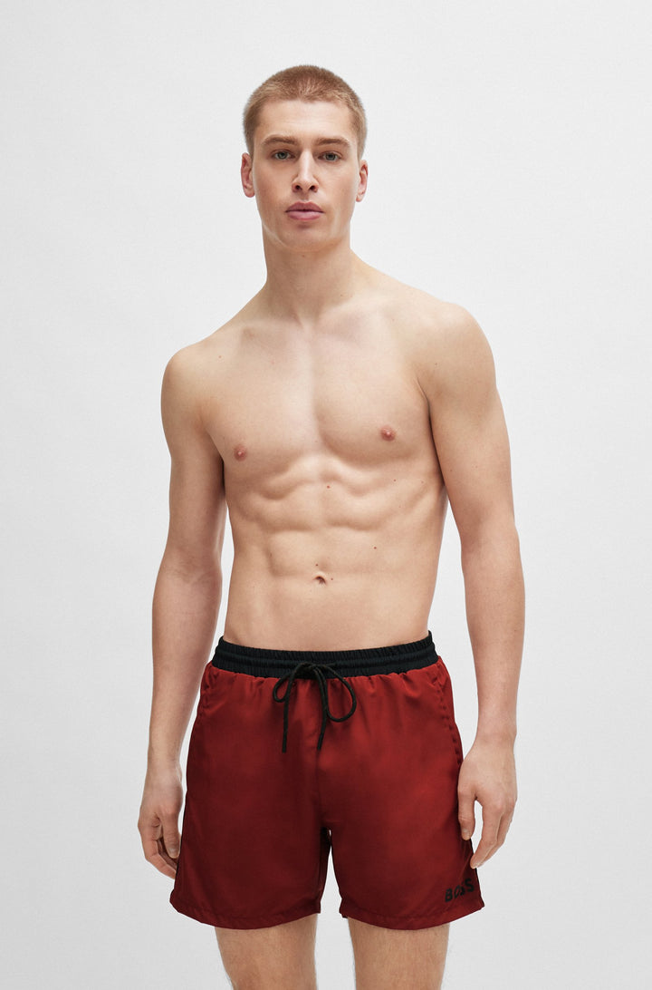 BOSS  Shorts in Polyester - STARFISH 10259586 01-50515191- Concorde Fashion#color_brown-248