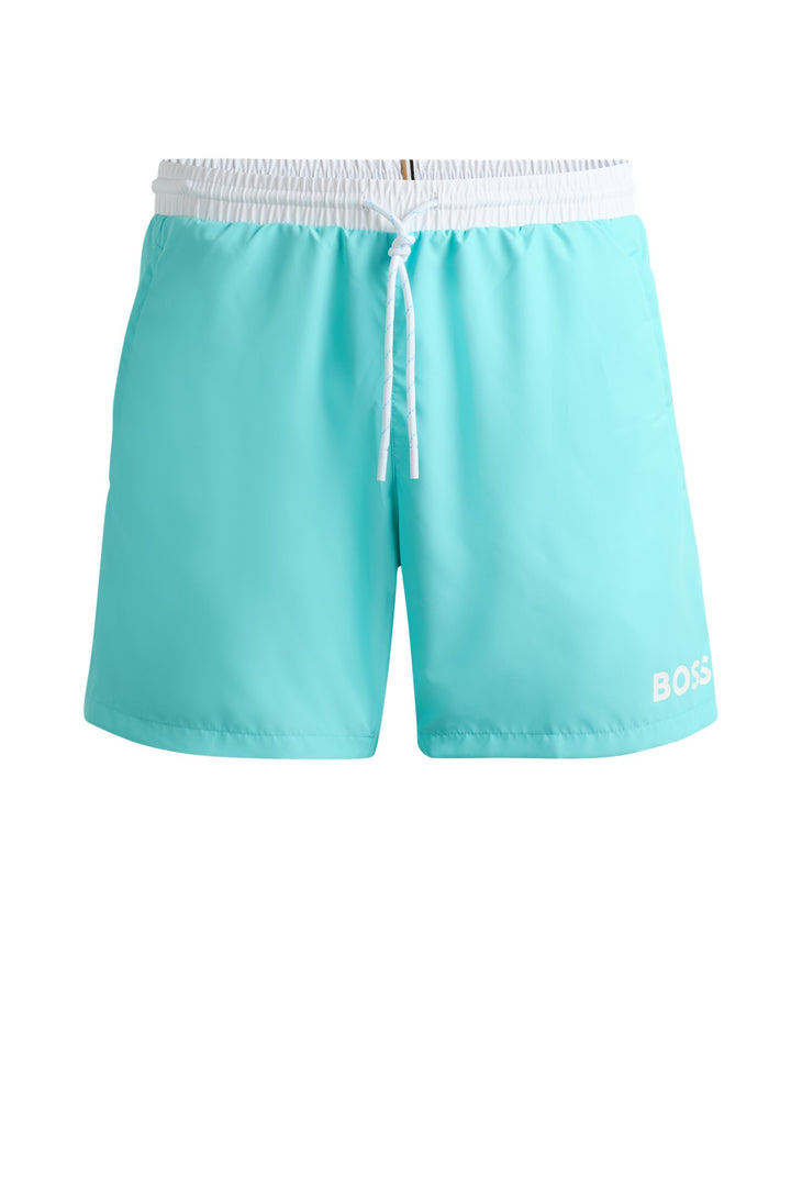 BOSS  Shorts in Polyester - STARFISH 10259586 01-50515191- Concorde Fashion#color_blue-442