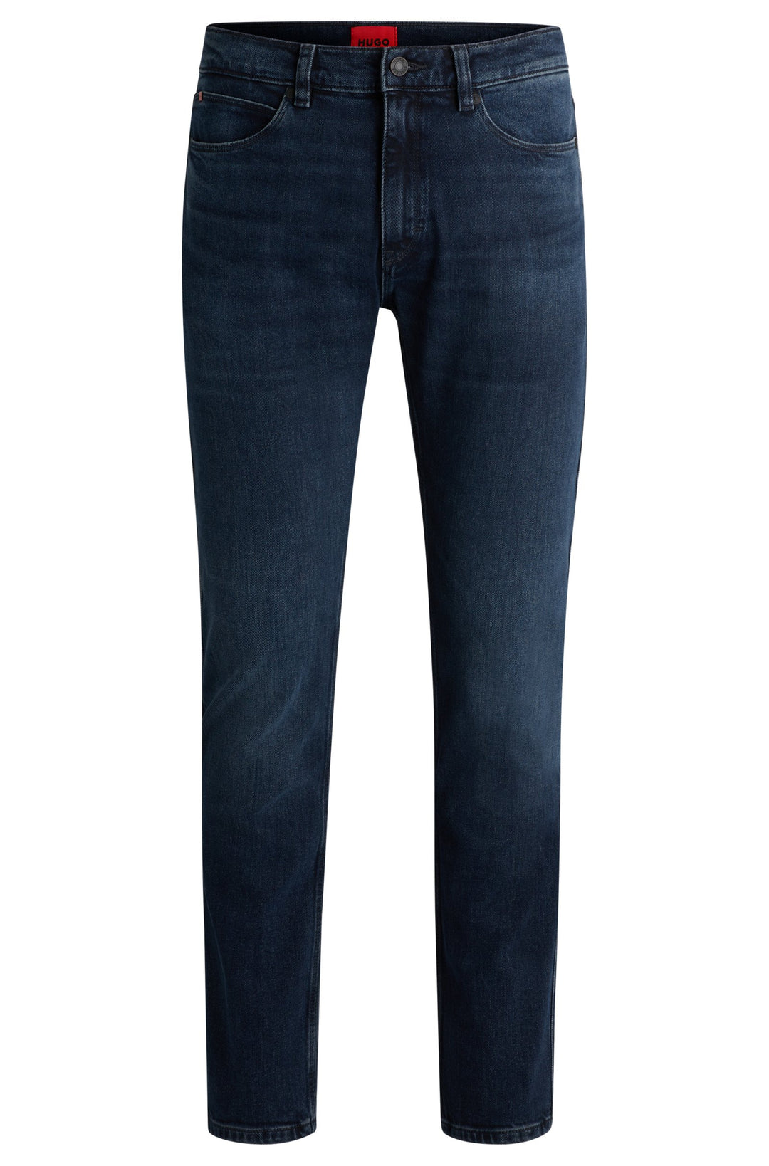 HUGO Jeans Slim Fit in Cotton Mix - HUGO 708 10259627 01-50517542- Concorde Fashion#color_navy-410
