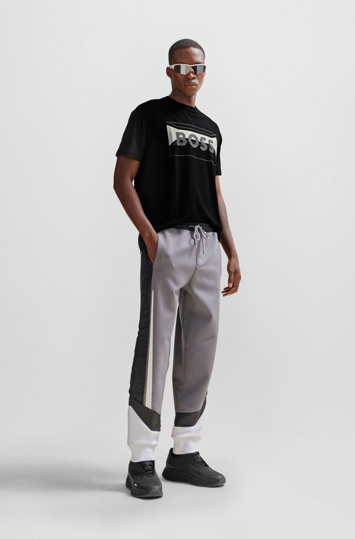 BOSS Regular Fit T-Shirts in Cotton Mix - TEE 2 10259641 01-50514527- Concorde Fashion#color_black-001