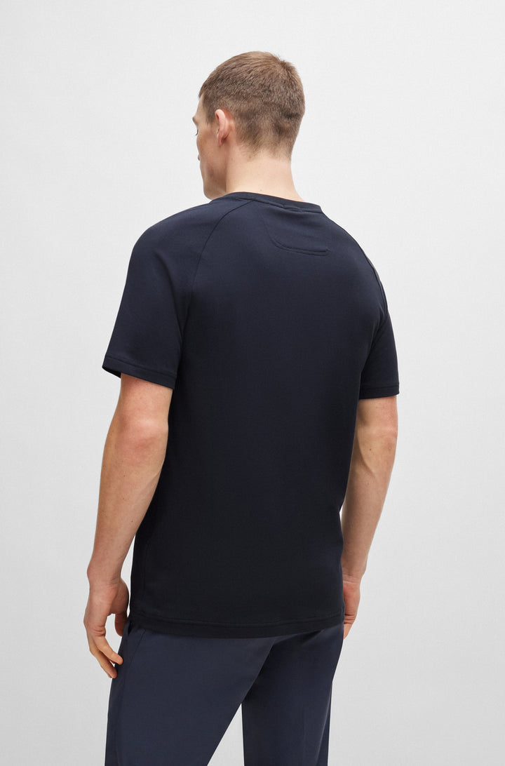 BOSS Regular Fit T-Shirts in Cotton Mix - TEE 2 10259641 01-50514527- Concorde Fashion#color_navy-402