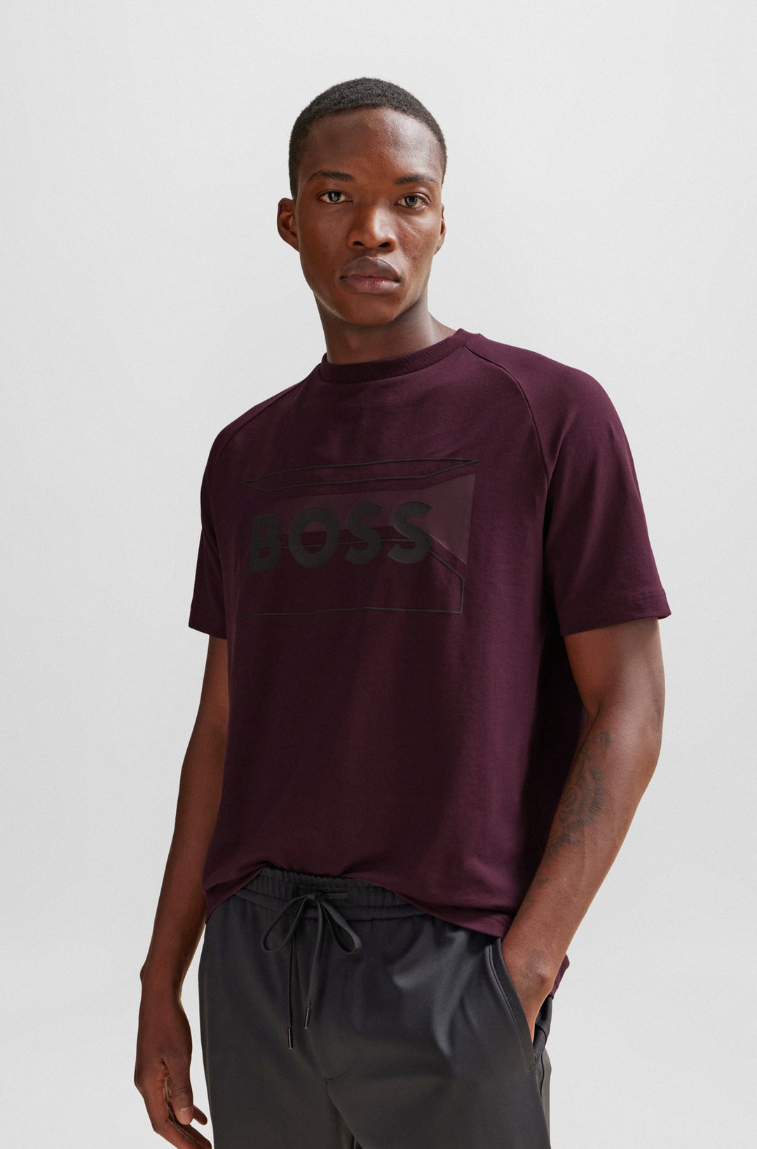 BOSS Regular Fit T-Shirts in Cotton Mix - TEE 2 10259641 01-50514527- Concorde Fashion#color_pink-697