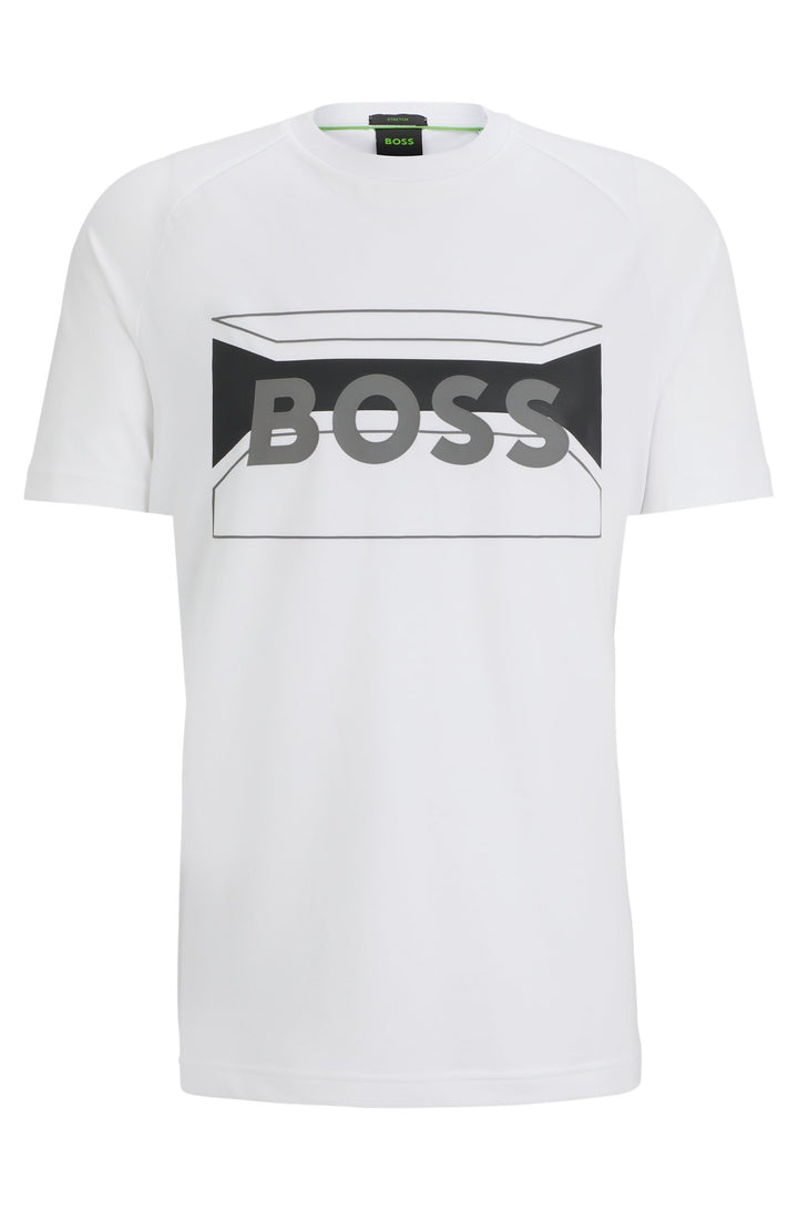 BOSS Regular Fit T-Shirts in Cotton Mix - TEE 2 10259641 01-50514527- Concorde Fashion#color_white-100
