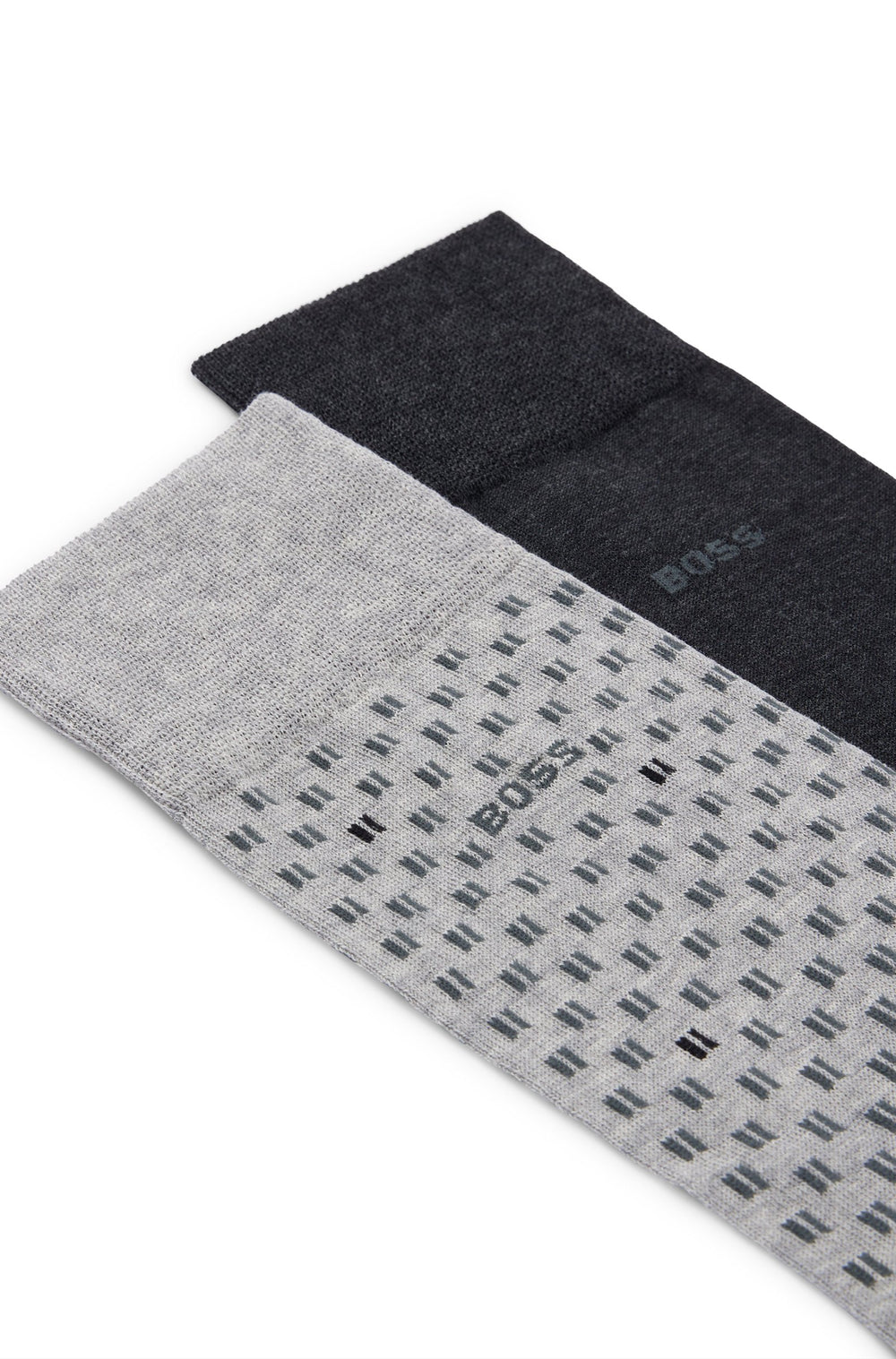 BOSS  Socks in Cotton Mix - 2P RS MINI TILE MC 10259872 01-50515120- Concorde Fashion#color_silver-040