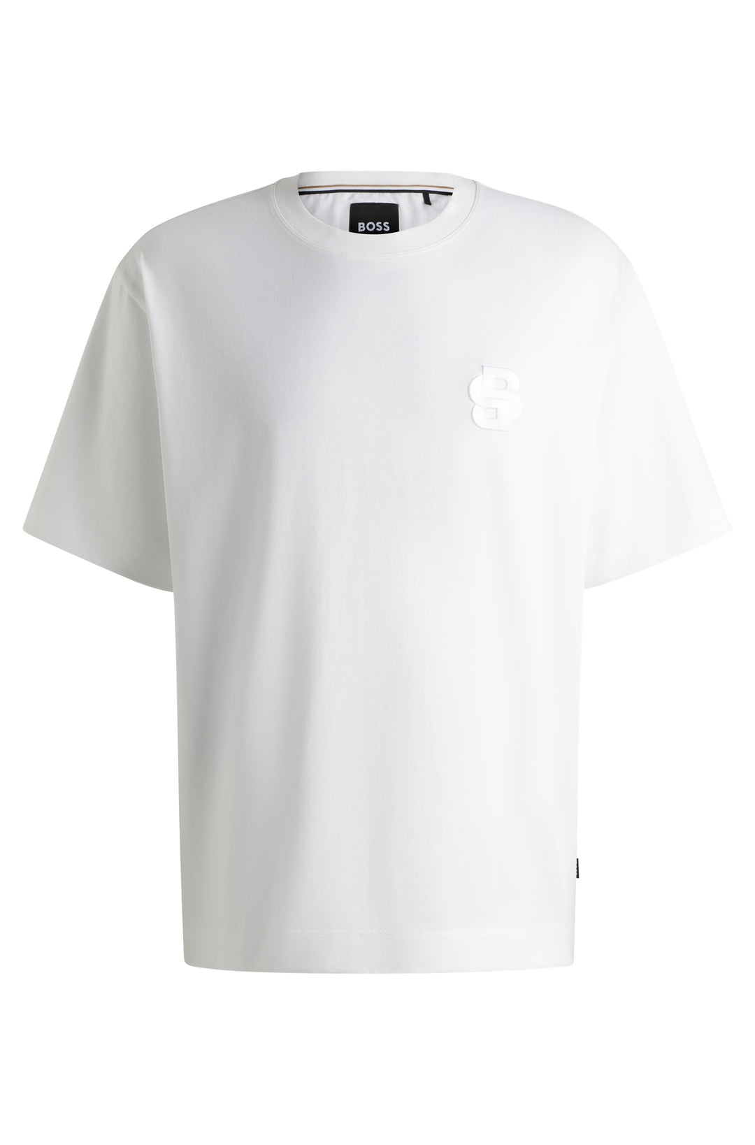 BOSS T-Shirts Oversize Fit in Cotton - C-TAMES 23 10259943 01-50518743- Concorde Fashion#color_white-100