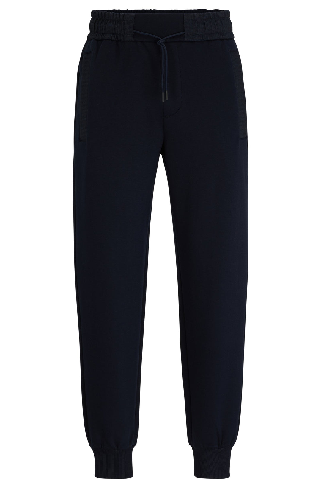 BOSS Regular Fit Jogging Pants in Cotton Mix - P-LARSEN 60 10259944 01-50512711- Concorde Fashion#color_navy-404