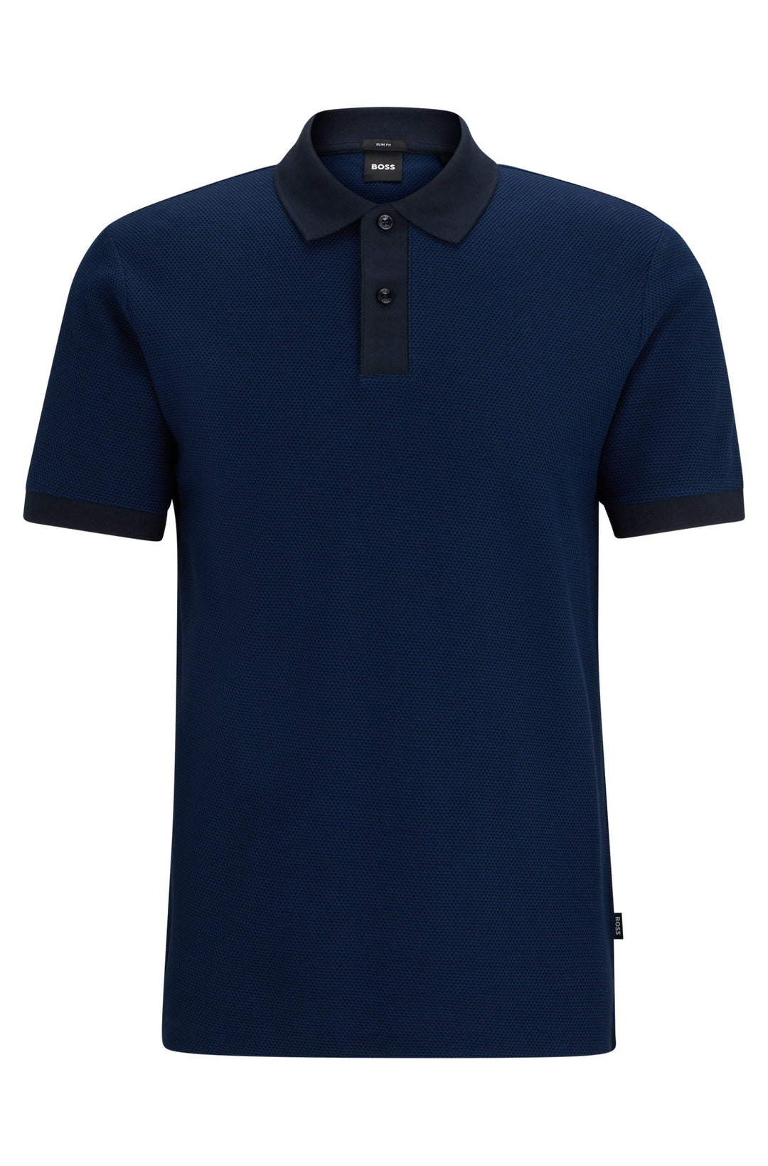 BOSS Slim Fit Polos in Cotton - PHILLIPSON 37 10259971 01-50513580- Concorde Fashion#color_navy-404