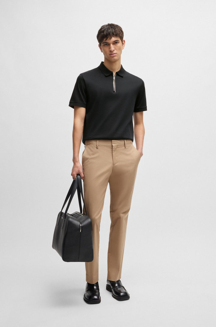 BOSS Polos Slim Fit in Cotton - C-POLSTON 36 10260025 01-50521118- Concorde Fashion#color_black-001
