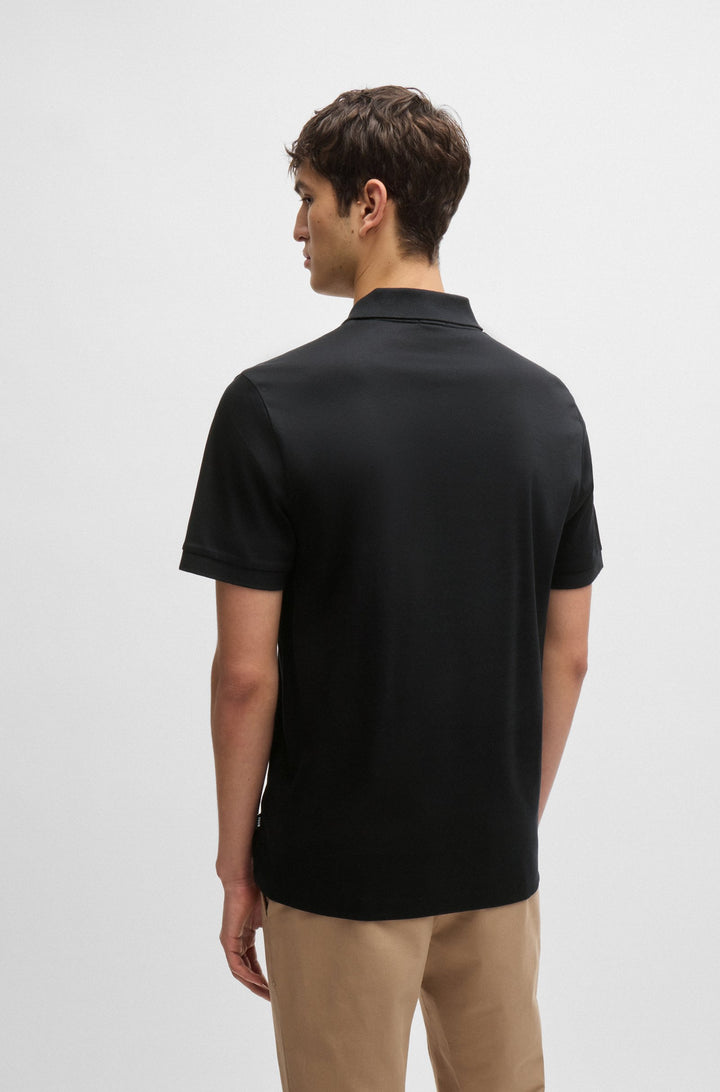 BOSS Polos Slim Fit in Cotton - C-POLSTON 36 10260025 01-50521118- Concorde Fashion#color_black-001