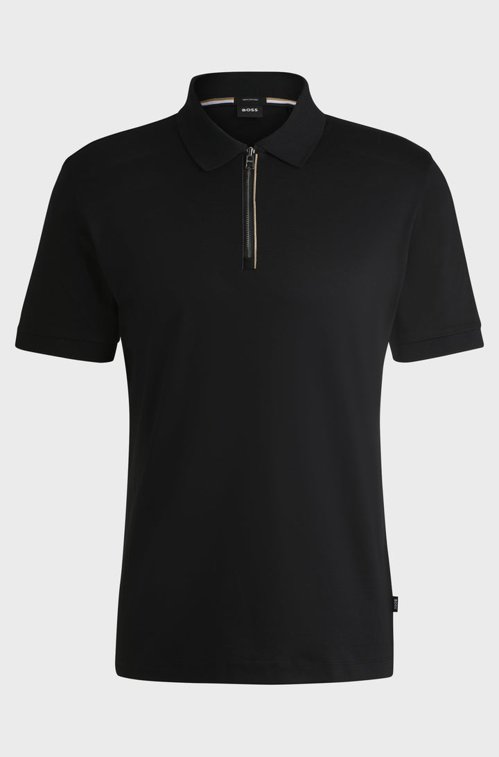 BOSS Polos Slim Fit in Cotton - C-POLSTON 36 10260025 01-50521118- Concorde Fashion#color_black-001