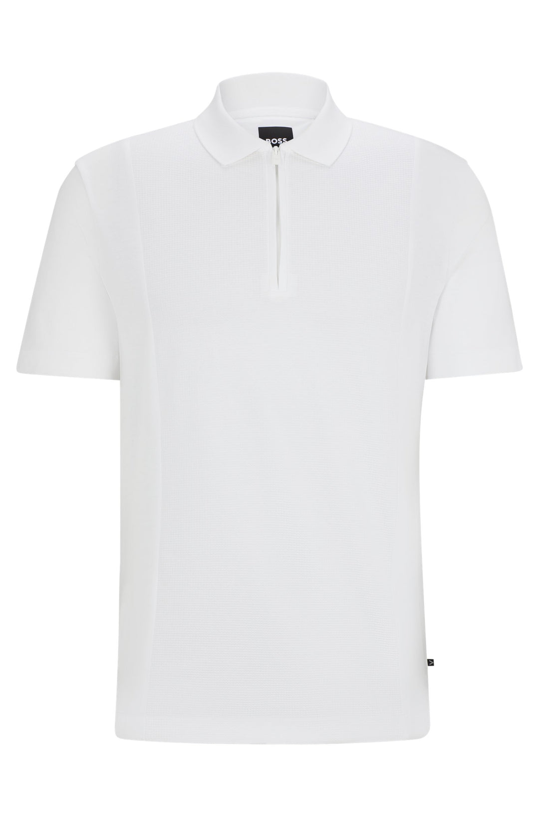 BOSS Regular Fit Polos in Cotton Mix - P-PARAS 365 10260031 01-50512686- Concorde Fashion#color_white-100