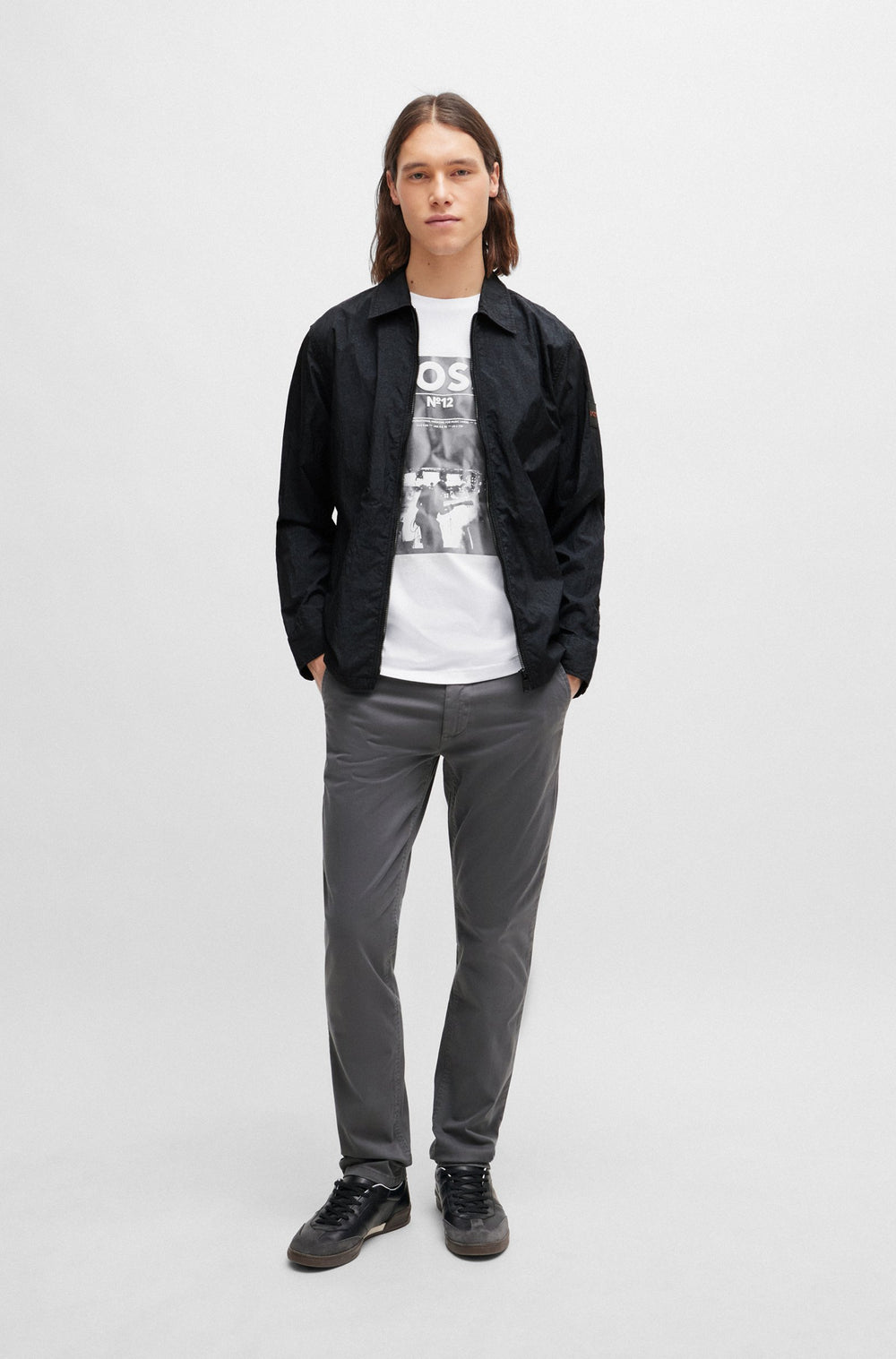 BOSS Regular Fit T-Shirts in Cotton - TE_BOSSTICKET 10260073 01-50515829- Concorde Fashion#color_white-101