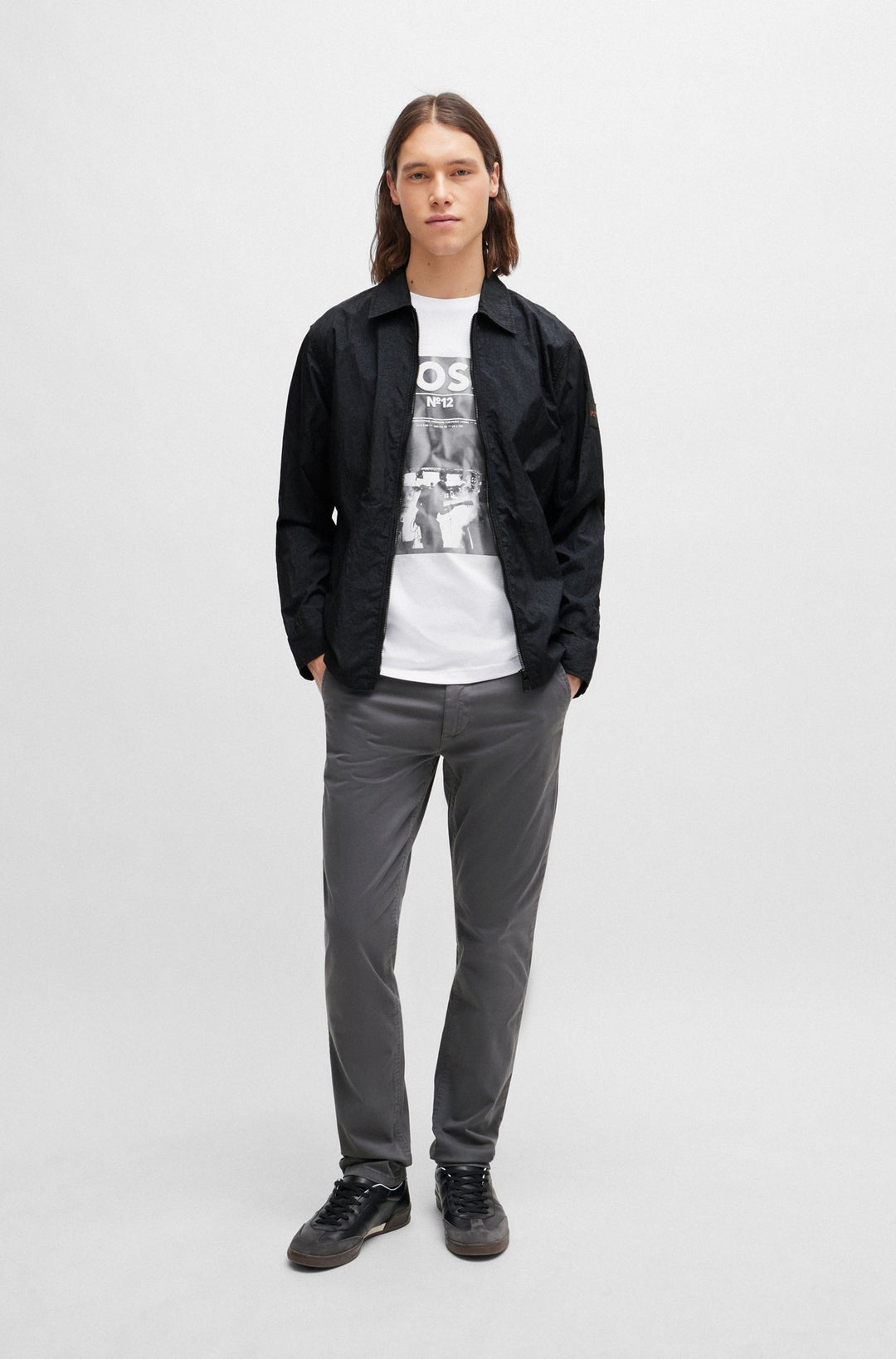 BOSS Regular Fit T-Shirts in Cotton - TE_BOSSTICKET 10260073 01-50515829- Concorde Fashion#color_white-101