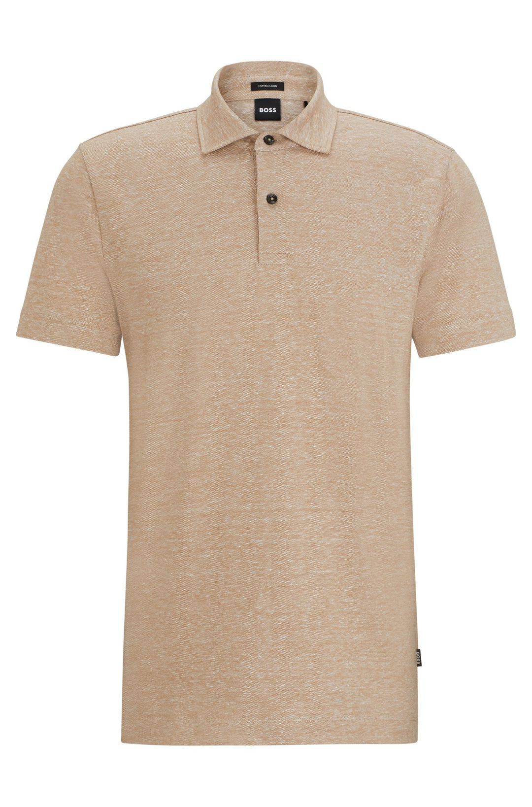 BOSS Regular Fit Polos in Cotton Mix - PRESS 56 10260110 01-50511600- Concorde Fashion#color_beige-260
