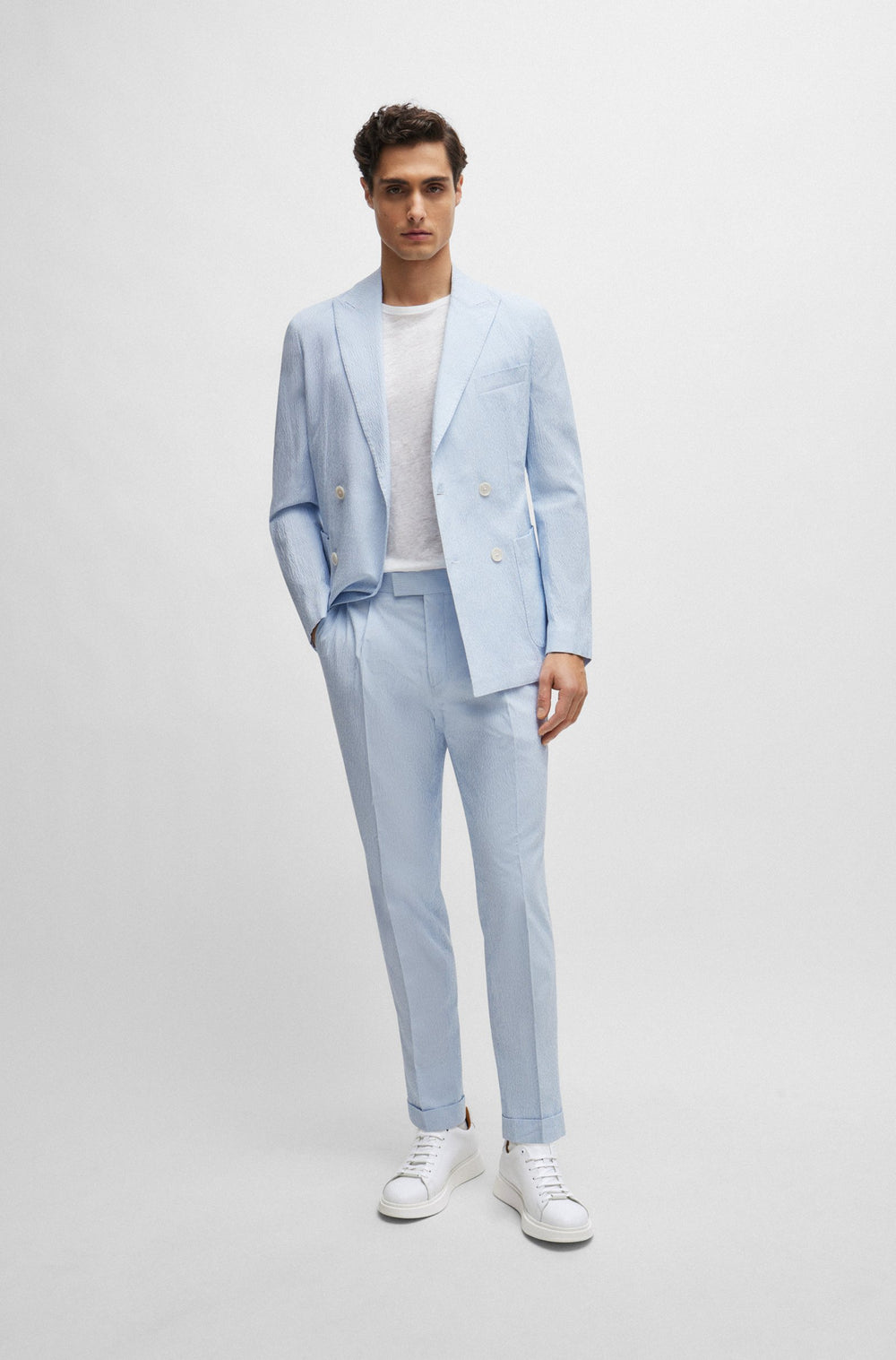 BOSS T-Shirts Regular Fit - TIBURT 456 50511612- Concorde Fashion#color_white-100