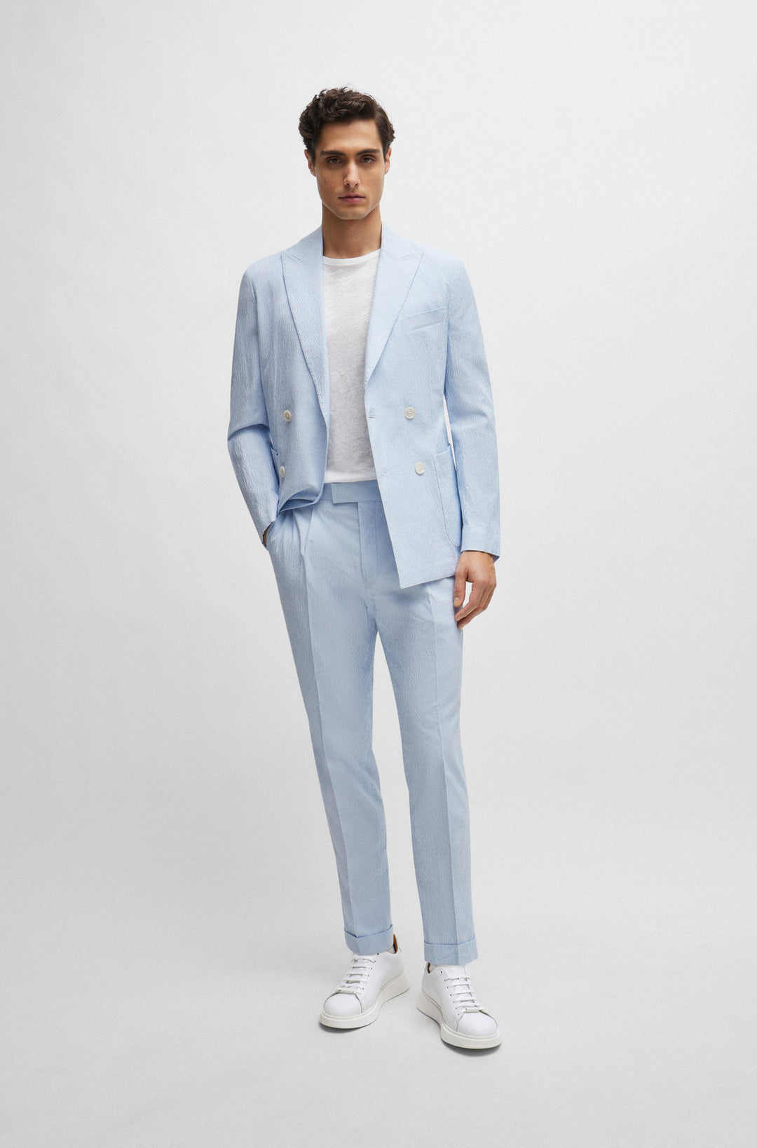 BOSS T-Shirts Regular Fit - TIBURT 456 50511612- Concorde Fashion#color_white-100