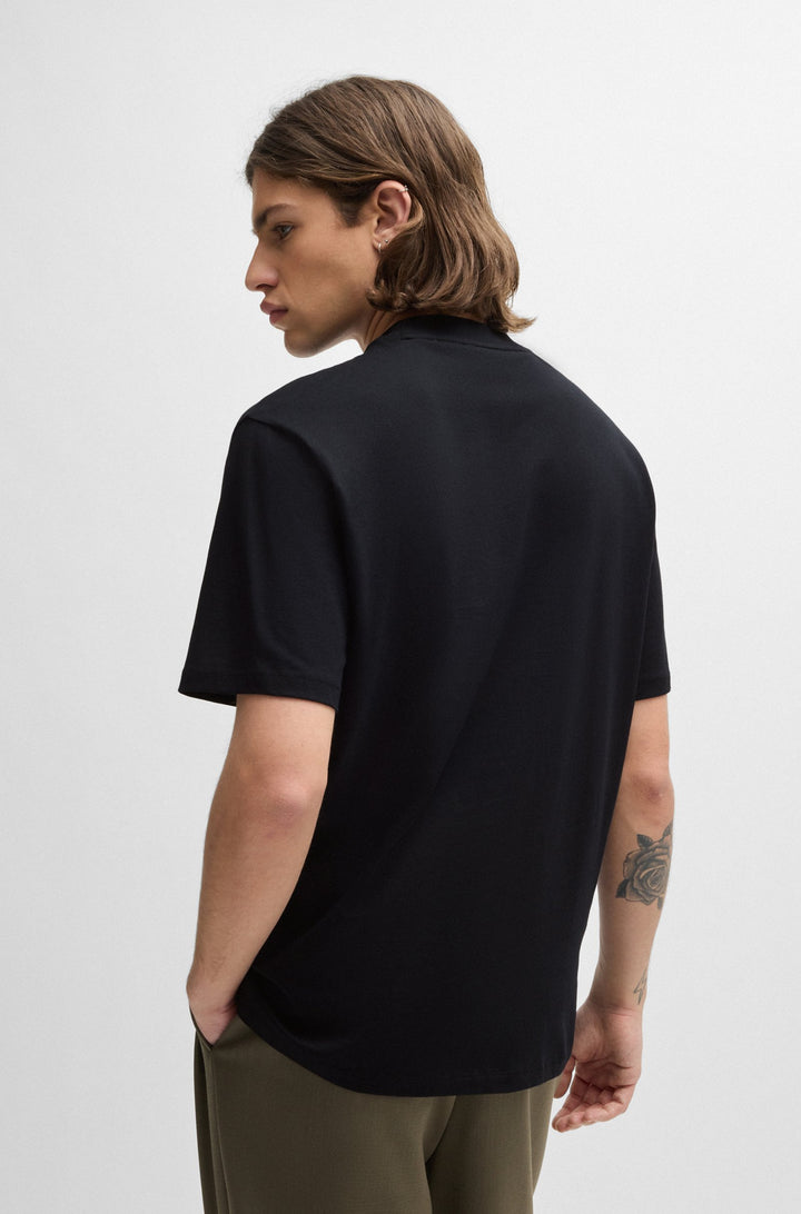 HUGO T-Shirts Relaxed Fit in Cotton - DITROSO 10260122 01-50516738- Concorde Fashion#color_black-001