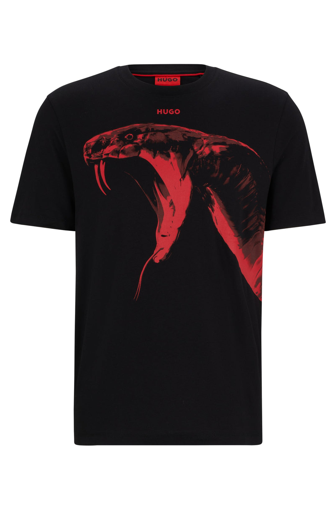 HUGO T-Shirts Regular Fit in Cotton - DIKOBRA 10260122 01-50519013- Concorde Fashion#color_black-001