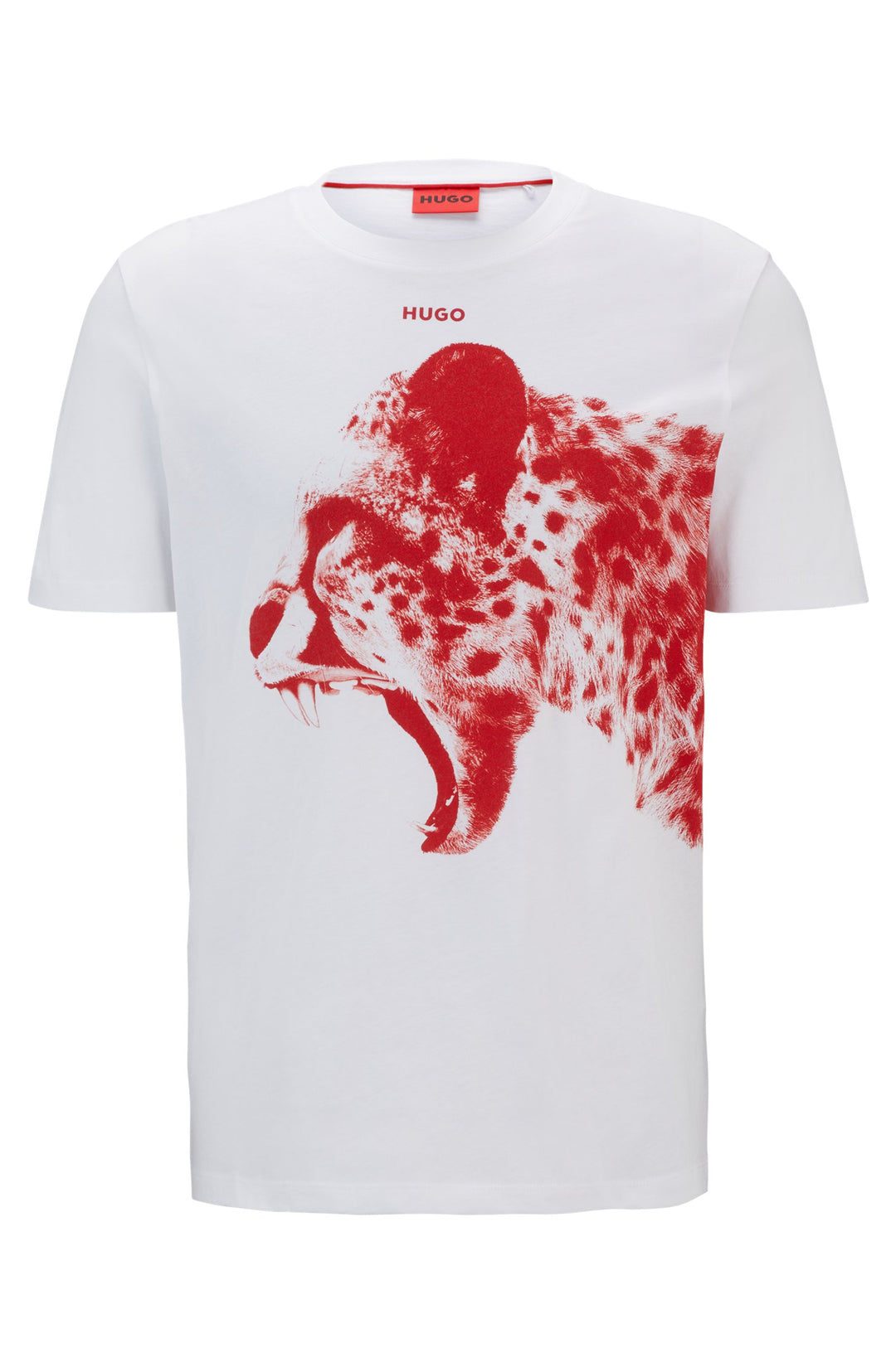 HUGO T-Shirts Regular Fit in Cotton - DIKOBRA 10260122 01-50519013- Concorde Fashion#color_white-100
