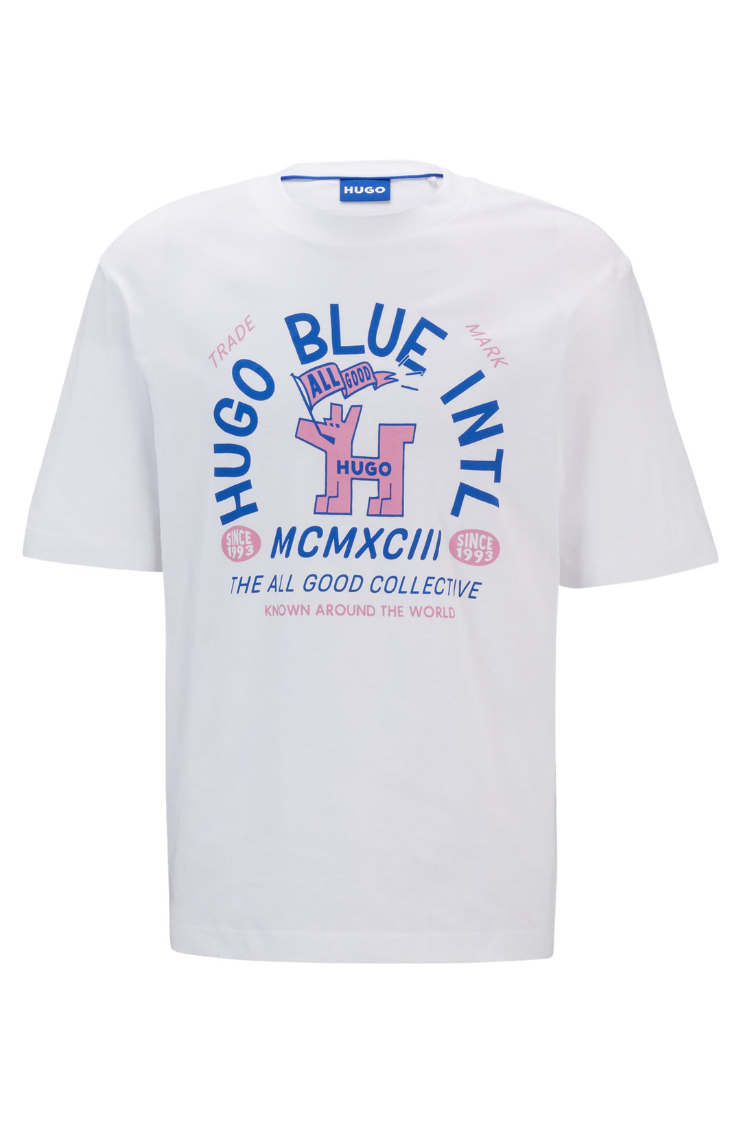 HUGO T-Shirts Regular Fit in Cotton - NALUMBER 10260122 01-50519328- Concorde Fashion#color_white-100