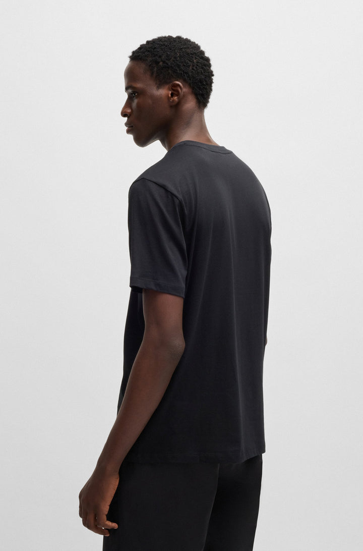 HUGO T-Shirts Regular Fit in Cotton - DAYAKING 10260122 01-50523979- Concorde Fashion#color_black-001