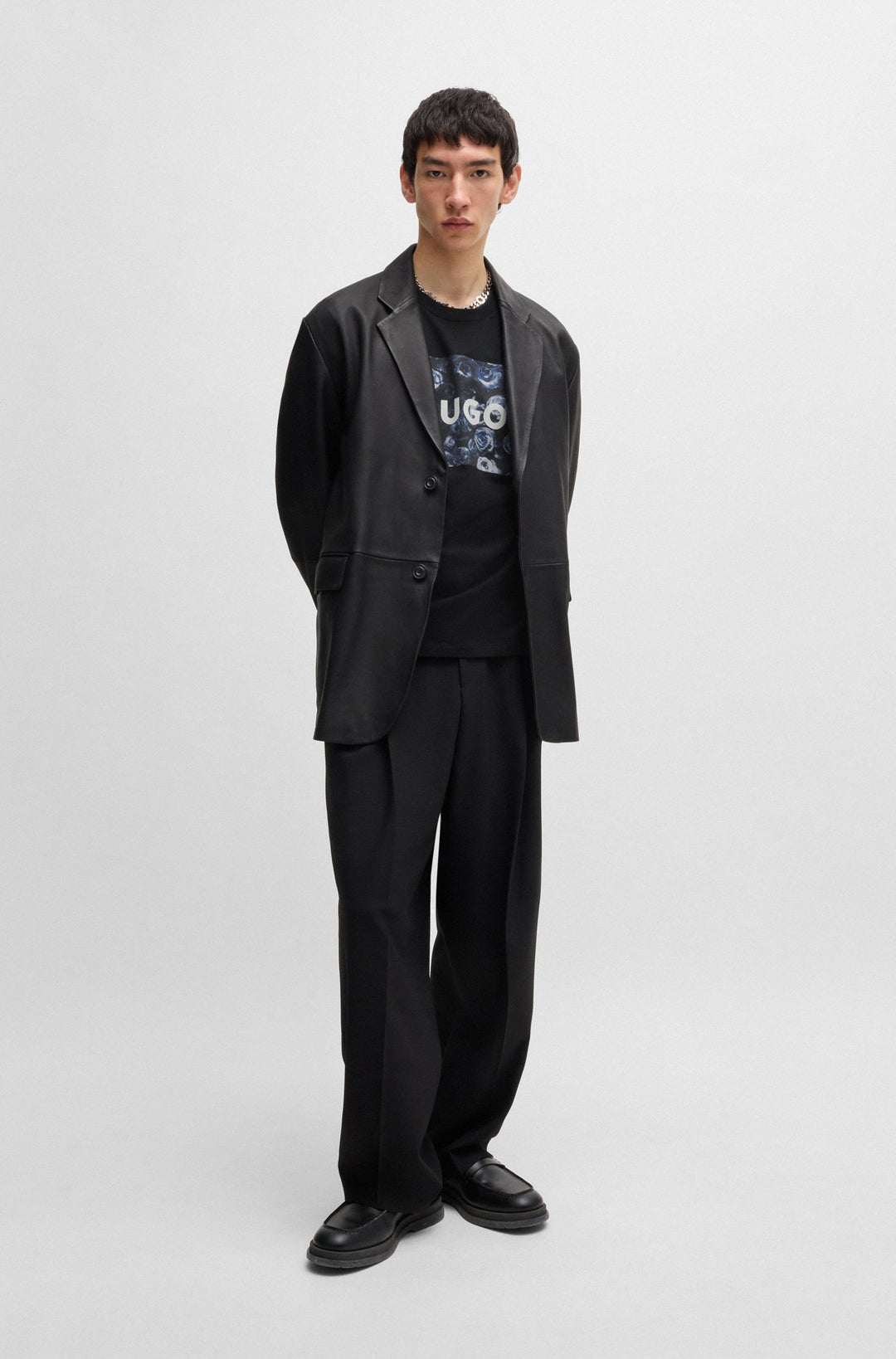HUGO T-Shirts Regular Fit in Cotton - DULIVE_U244 10260122 01-50523999- Concorde Fashion#color_black-001