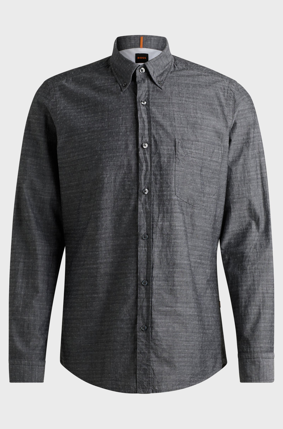 BOSS Casual Shirts Regular Fit in Cotton - RICKERT_M 10260277 01-50520061- Concorde Fashion#color_black-001