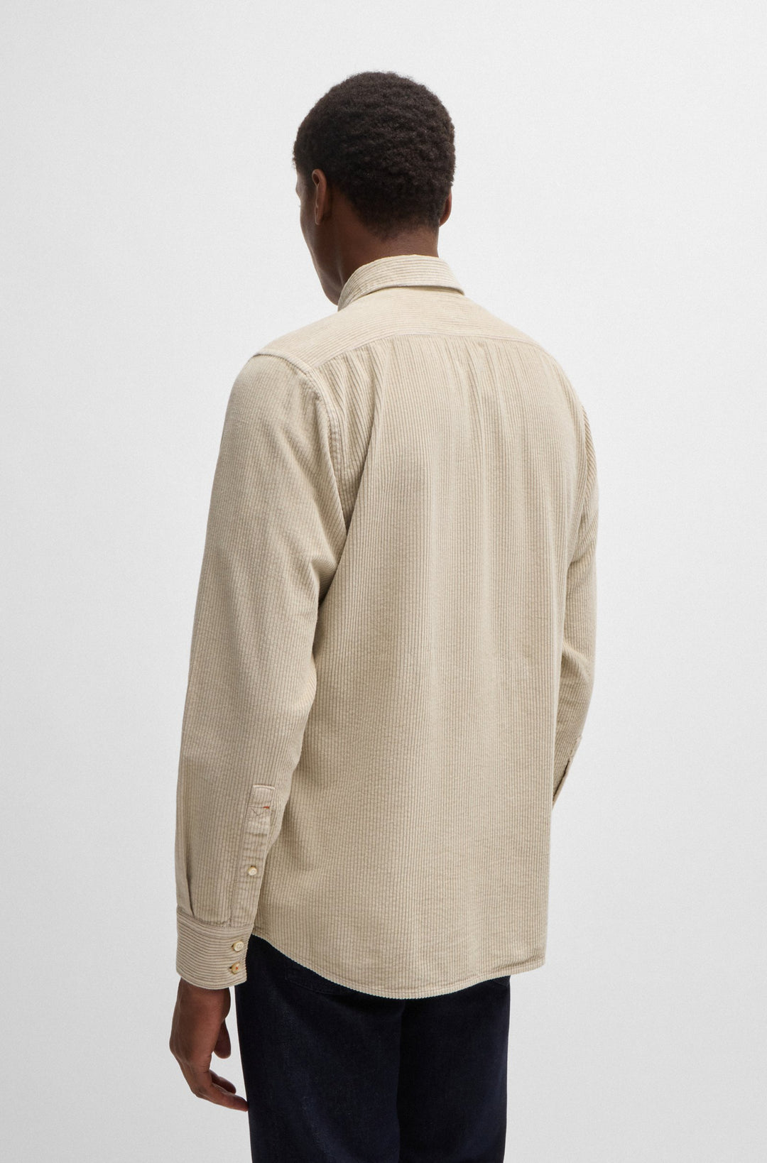 BOSS Casual Shirts Regular Fit in Cotton - RELEGANT_6_M 10260285 01-50524747- Concorde Fashion#color_beige-271